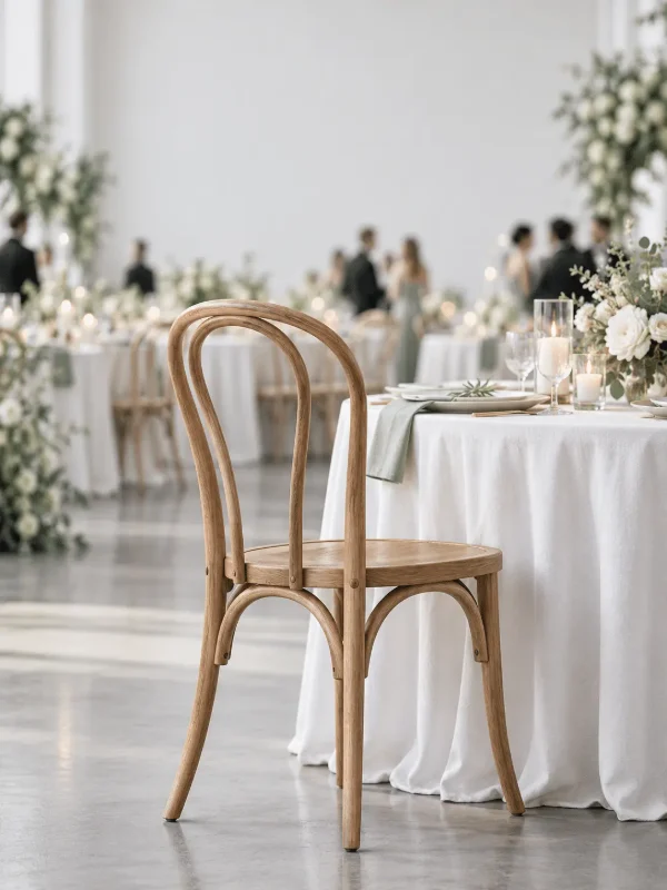 Bentwood wedding chairs for ceremonies and receptions
